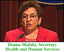 Donna Shalala, HHS