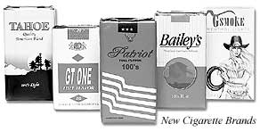 New Cigarette Brands